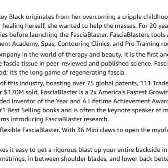 NWT Ashley Black BlasterBand FasciaBlaster | 36 Claws Deep Tissue Tool - Picture 10 of 10